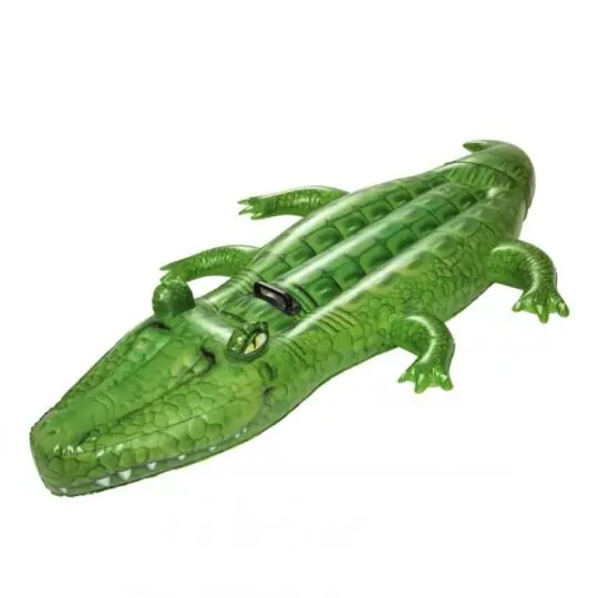 Надувная игрушка-наездник 203х117см "Крокодил" с ручкой