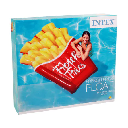 Надувной пляжный матрас French Fries 175х132 см Intex