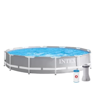 Усиленный каркасный бассейн Intex 26710 Prisma Frame 366x76см с фильтром