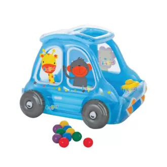 Детский надувной игровой центр Intex 48661 Машинка с пластиковыми шариками